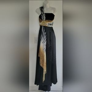 Cocktail Bridesmaid Homecoming long formal dress sz S retail price $299.99